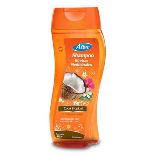 CHAMPU ALIVE 413ML, COCO TROPICAL