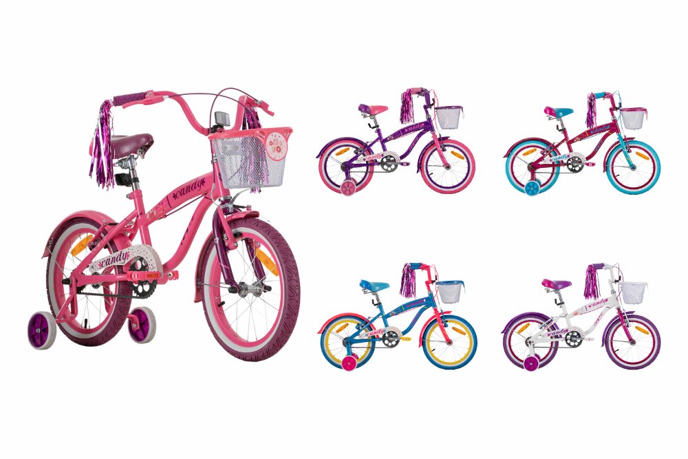 BICICLETA INFANTIL NIÑA 16P CANDY GW.