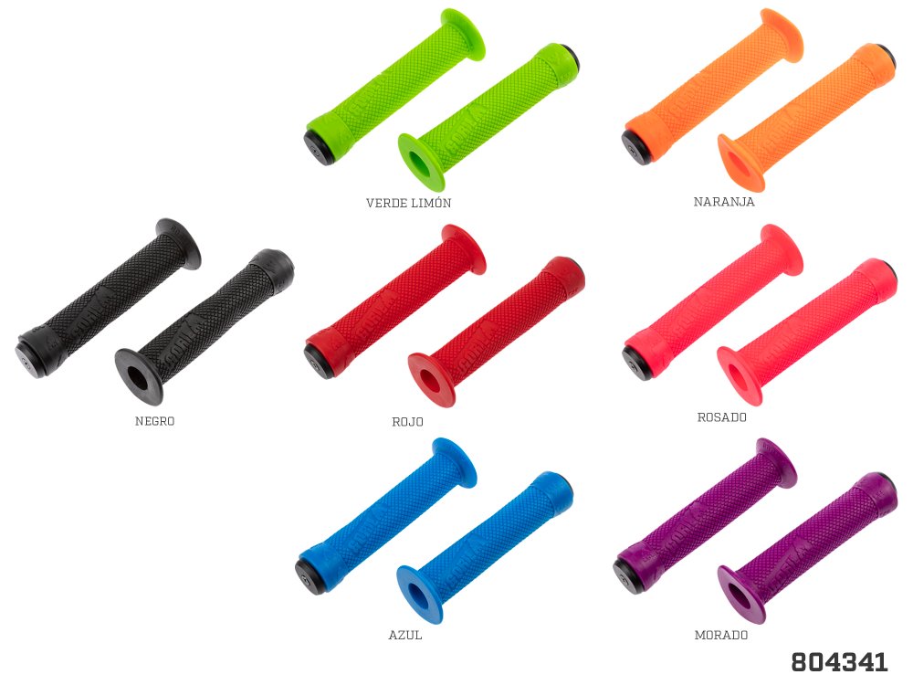GRIPS BMX LOCK ON 140MM GORILA CAUCHO COLORES GW