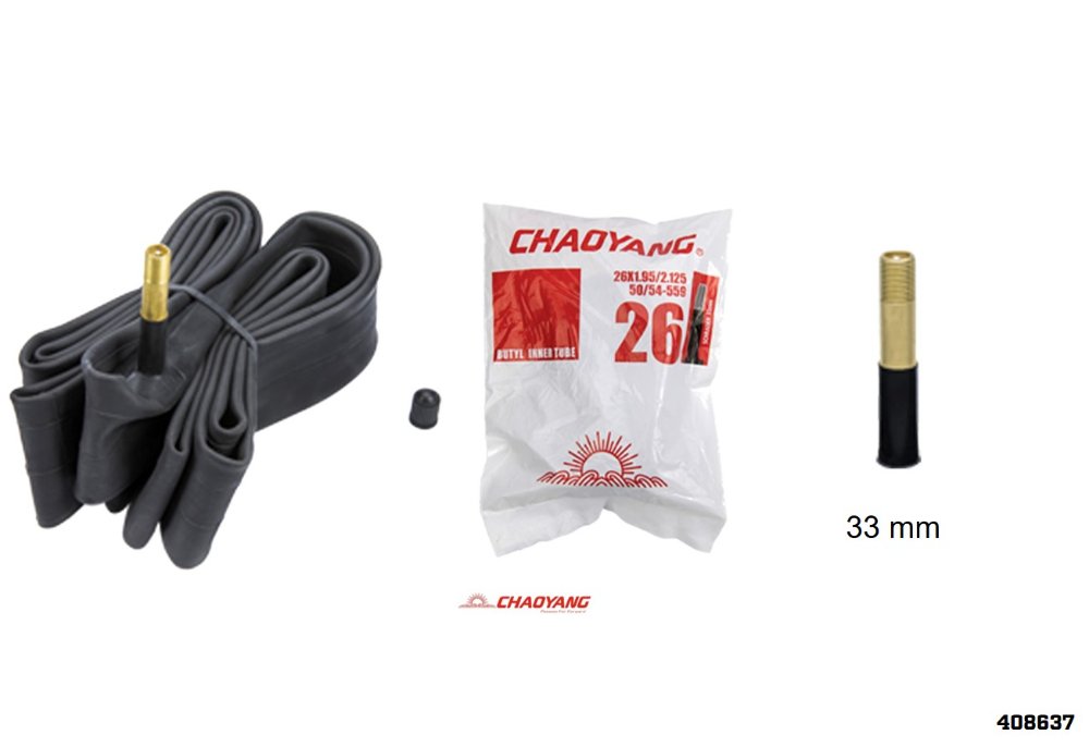 "NEUMATICO 26X1.95/2.125 A/V 33MM BUTILO CHAOYANG "