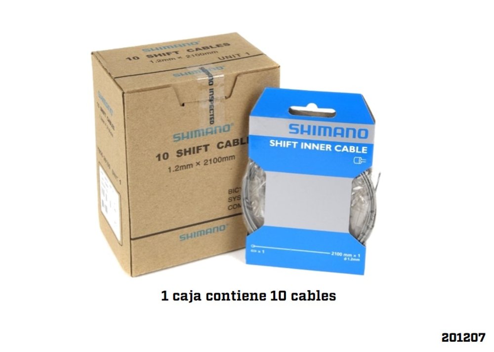 CABLE CAMBIOS 1.2X2100 CAJAX10 SHIMANO