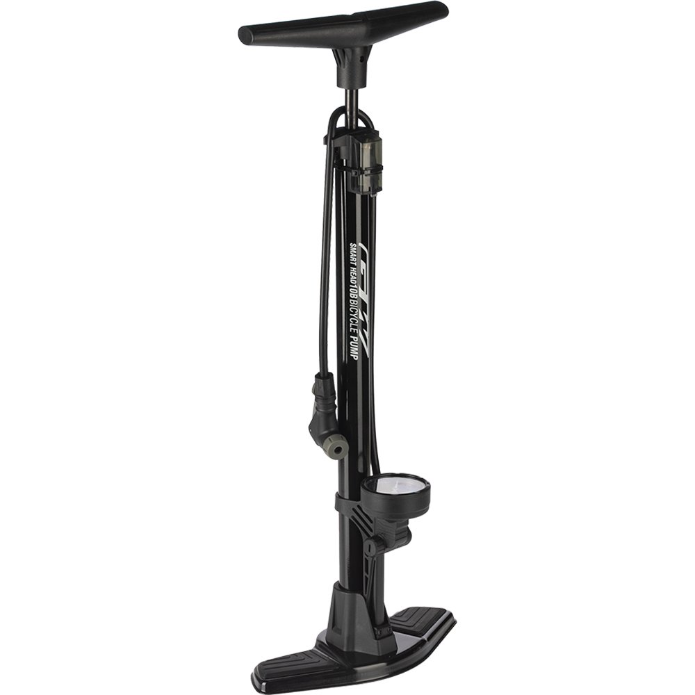 BOMBA DE PISO CON MANOMETRO A/V-F/V-D/V 120PSI P32B-14 ACERO NEGRO GW