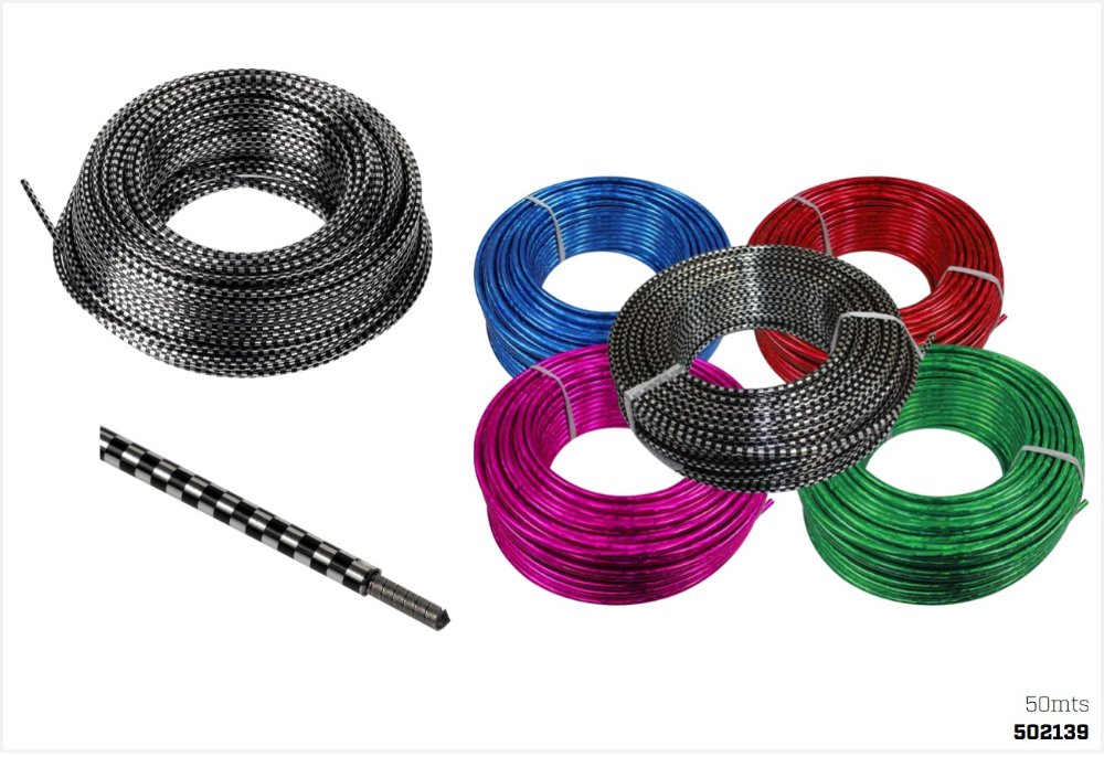 FUNDA DE FRENO 2P 5MMX50M LASER COLORES (ROSAD/FUSCIA)