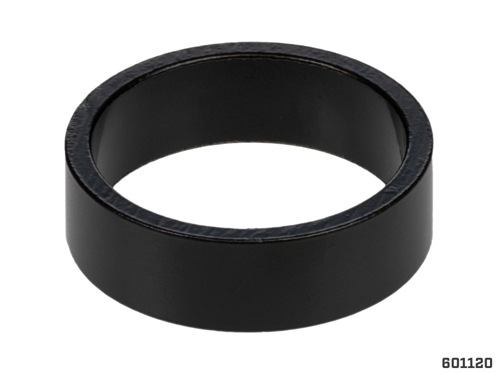 ESPACIADOR 28.6X10MM ALUMINIO NEGRO