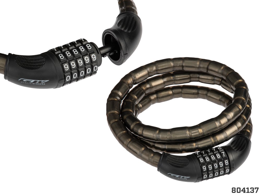 CANDADO DE CABLE ARTICULADO DE CLAVE 18X1500MM TY228 ACERO GW
