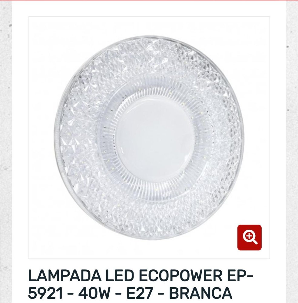LAMPARA LED ECOPOWER EP-5921 - 40W - E27 - BLANCA