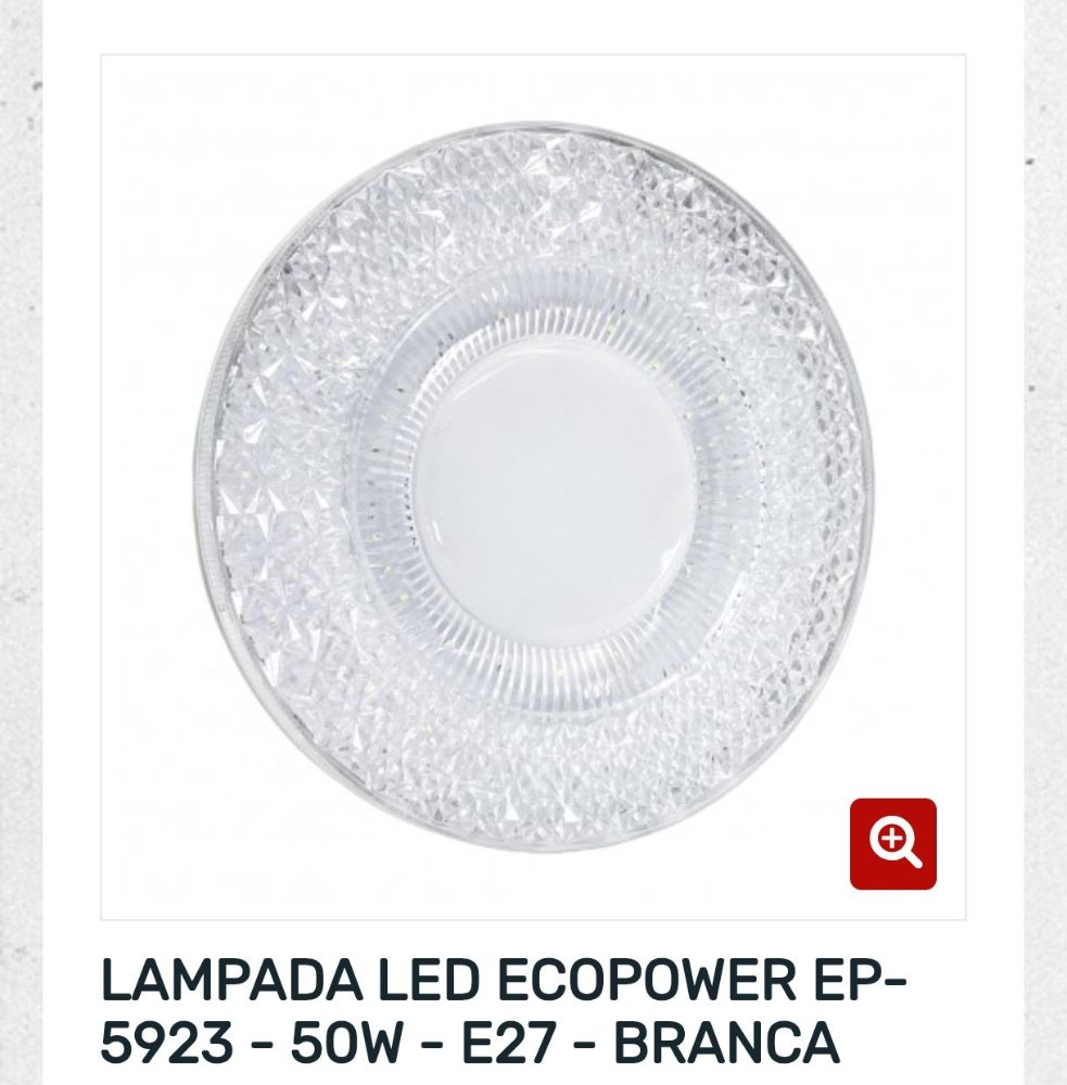 LAMPARA LED ECOPOWER EP-5923 - 50W - E27 - BLANCA