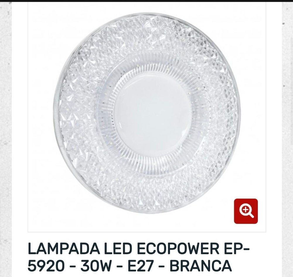 LAMPARA LED ECOPOWER EP-5920 - 30W - E27 - BLANCA