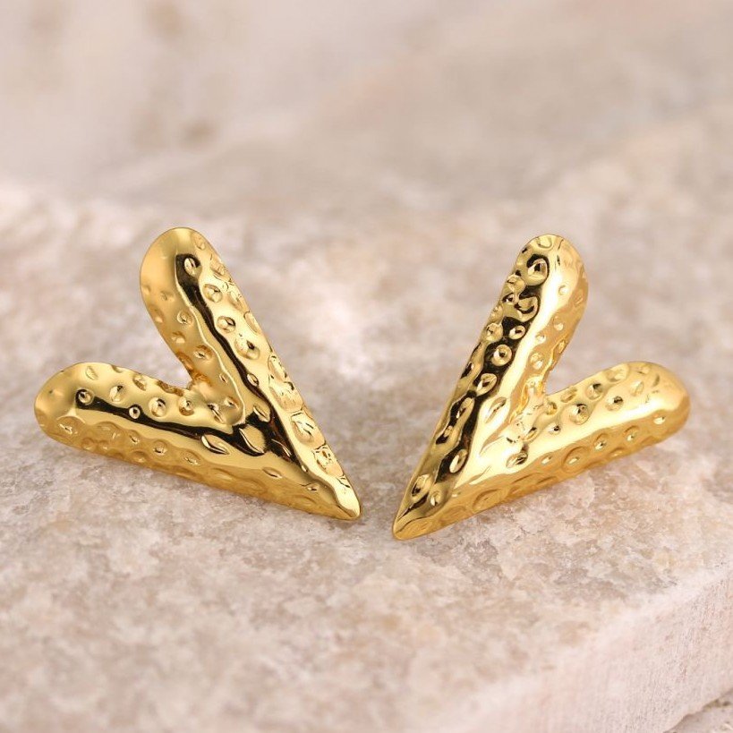 Arete Corazón - Dorado - ART217