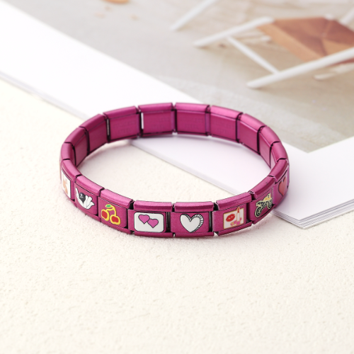 Pulsera estilo Italiano Purpura PUL138
