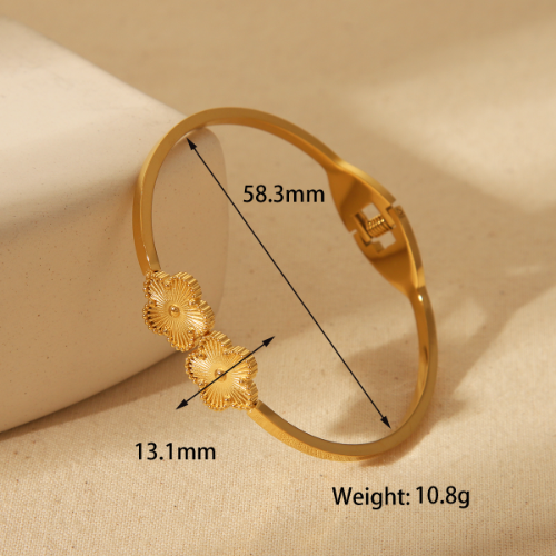 Brazalete Estilo Van Cleef- Dorado - BRA113