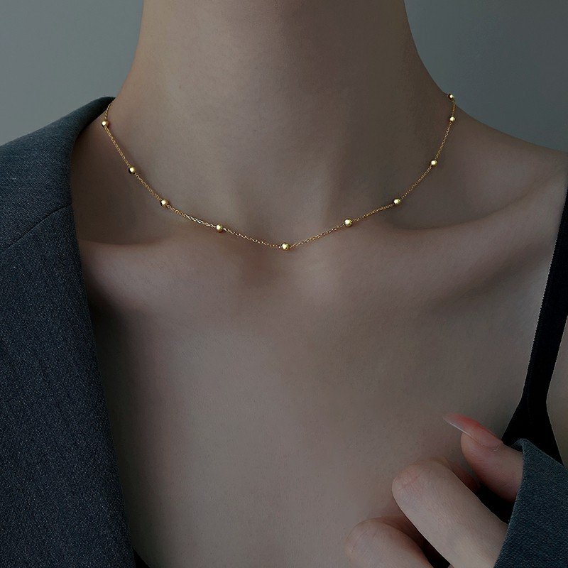 Collar Multi Circular Grande - Dorado - COL341