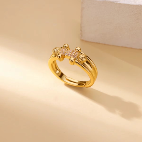 Anillo Ajustable estilo cincho - Dorado - ANI184