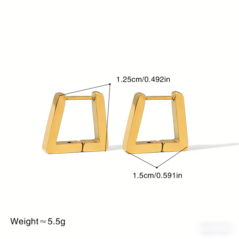 Arete Trapezoide - Dorado - ART237