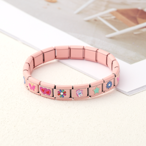 Pulsera estilo Italiano Palo Rosa PUL140