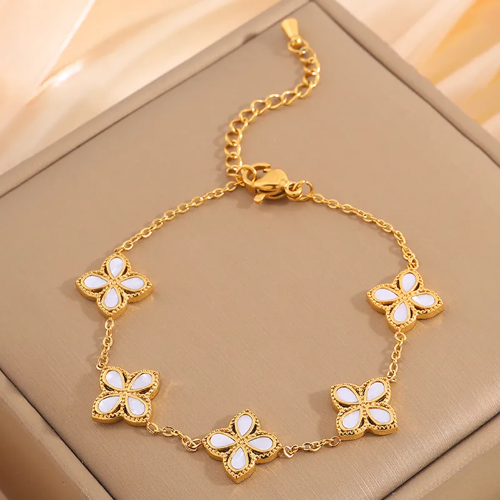 Pulsera Estilo Van Cleef - Dorado - PUL110