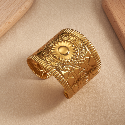 Brazalete de Puño Girasol - Dorado - BRA121