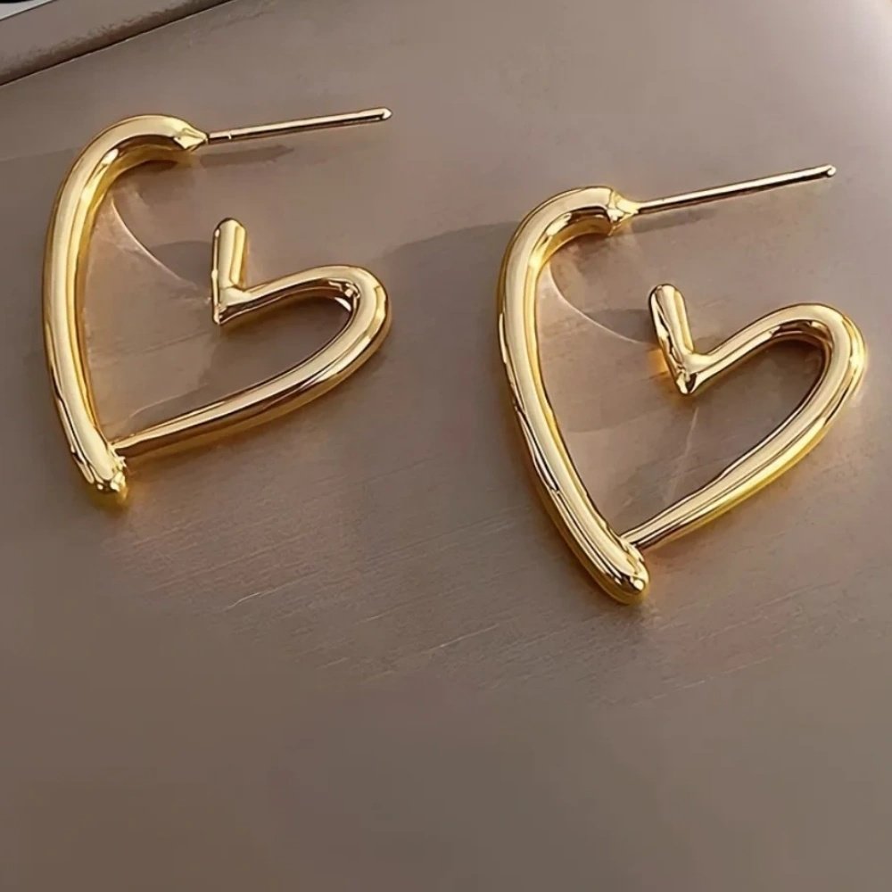 Arete Corazón Abierto - Dorado - ART193