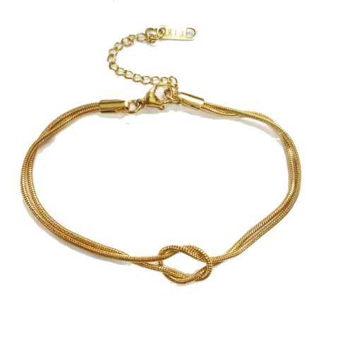 Pulsera estilo nudo - Dorado - PUL132
