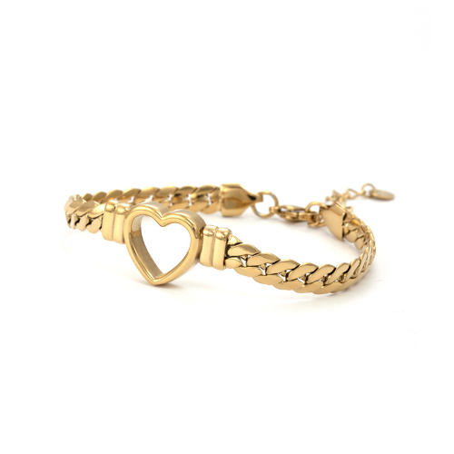 Pulsera estilo Corazón - Dorado - PUL141