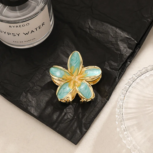 Pinza Flor Azul- Grande - PIN089