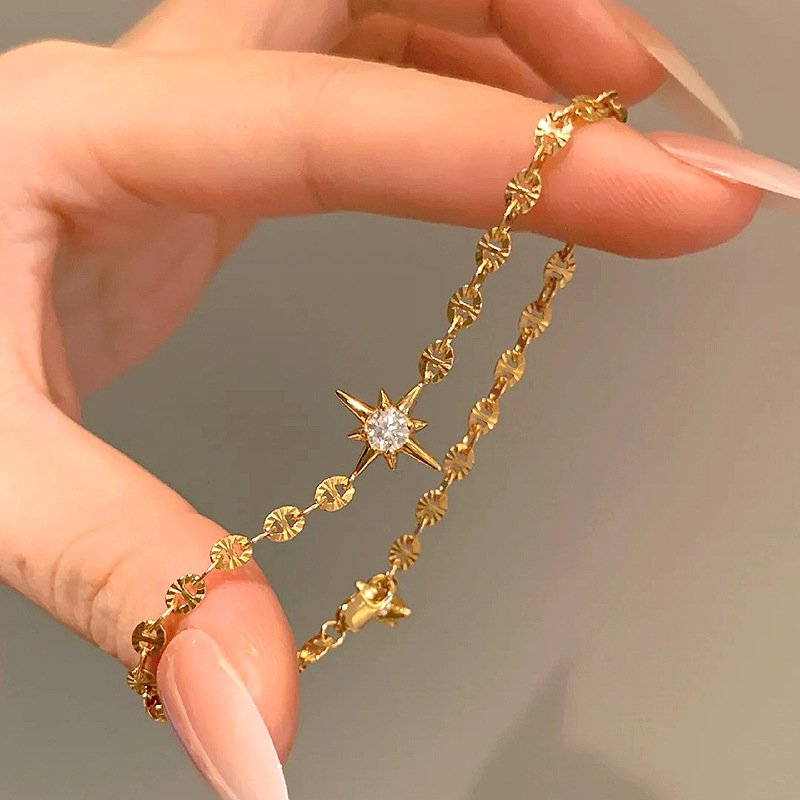 Pulsera Estilo Estrella Polar - Dorado - PUL180