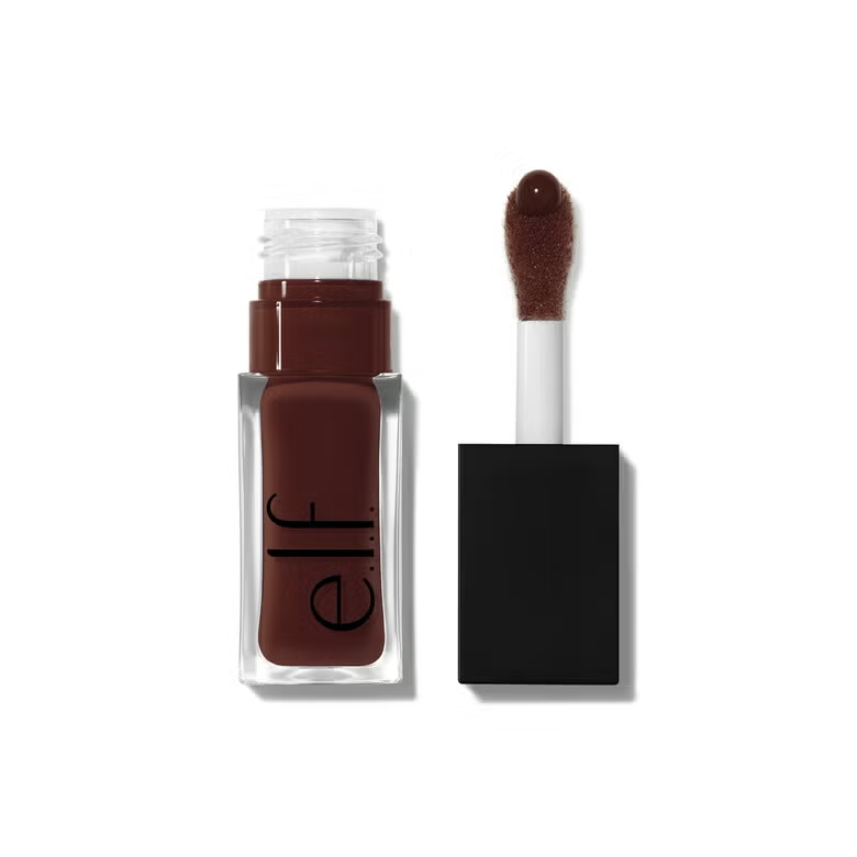 ELF Glow Reviver Lip Oil - Hot as Fudge - Rich Brown GLO026