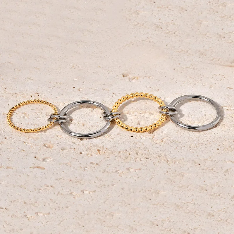 Anillo Cuadruple - Multicolor - ANI238