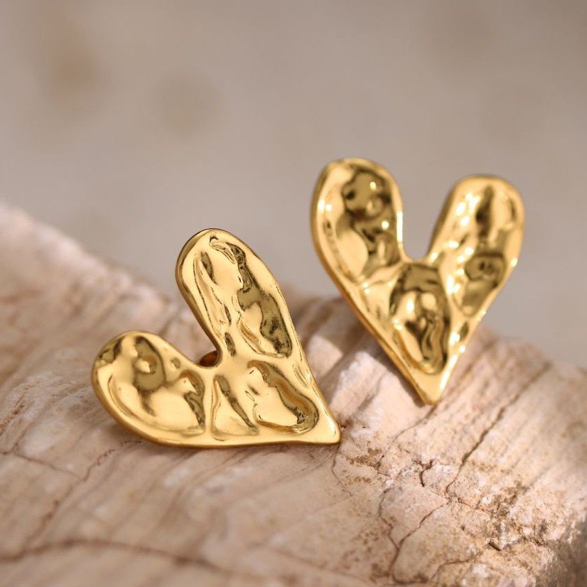 Arete Corazón - Dorado - ART216