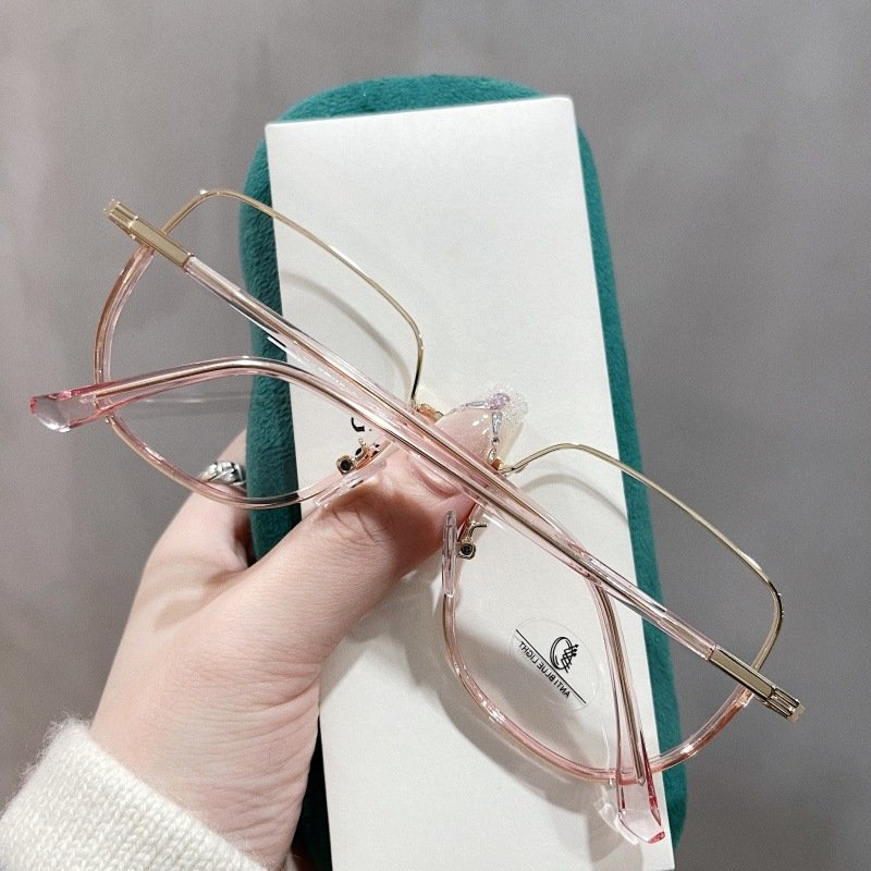 Gafa estilo Gucci Rosa - Dorado - GAF032