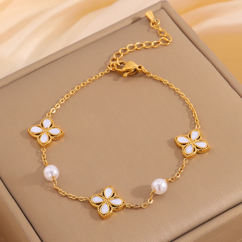 Pulsera Estilo Van Cleef - Dorado - PUL149