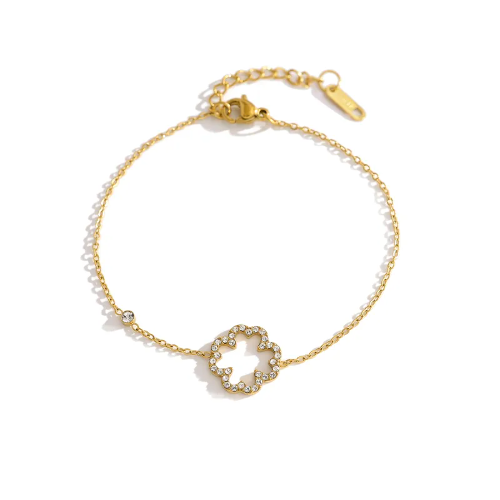 Pulsera Estilo Van Cleef - Dorado - PUL100
