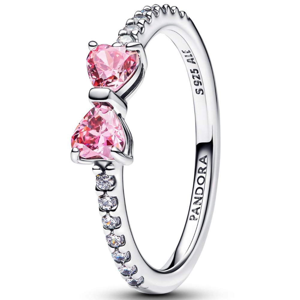 Anillo Estilo Pandora Coquette Rosa - Plateado - ANI246