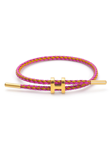 Pulsera Estilo Hermes Oro Rojo PUL148