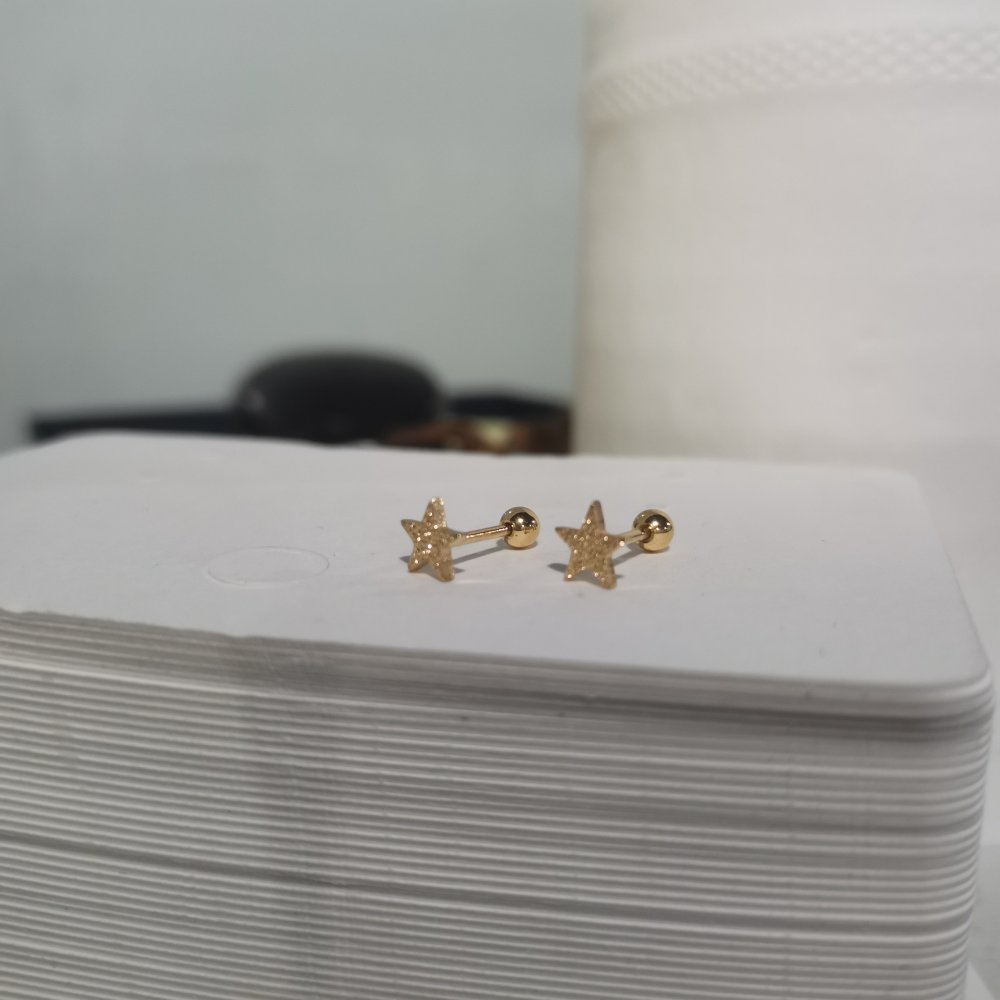 Arete estilo Estrella - Dorado - ART235