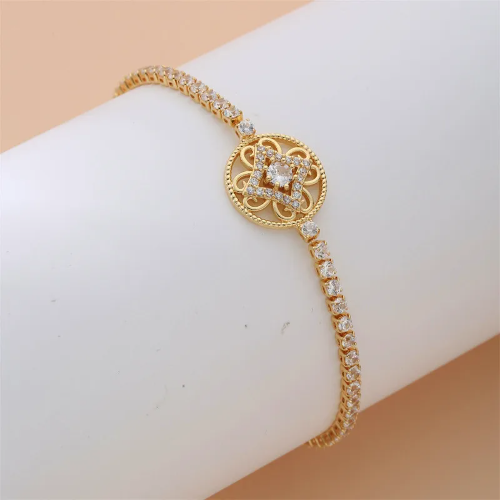 Pulsera estilo Roseta - Dorado - PUL113