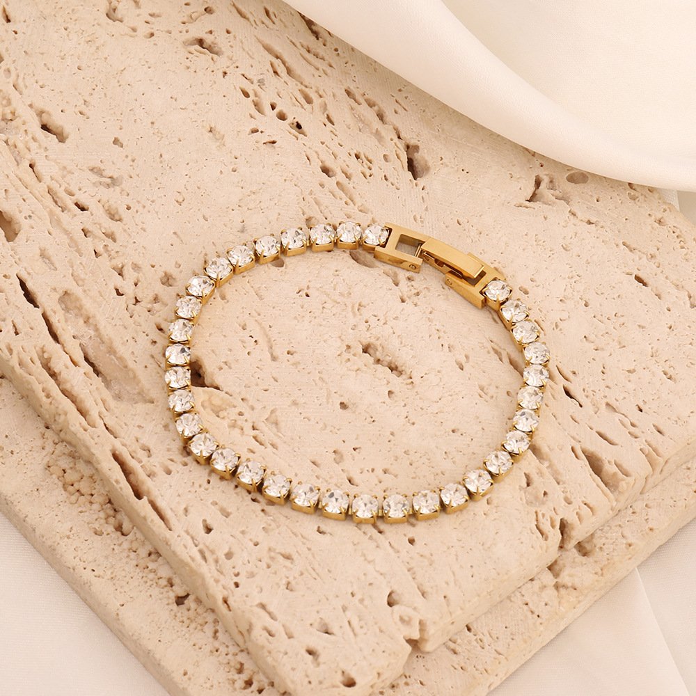 Pulsera estilo The Pink Room modelo Zarina - Dorado - PUL195