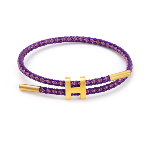 Pulsera Estilo Hermes Purpura PUL143