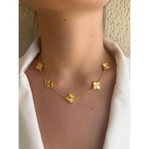 Collar Estilo Van Cleef Dorado -Dorado - COL250