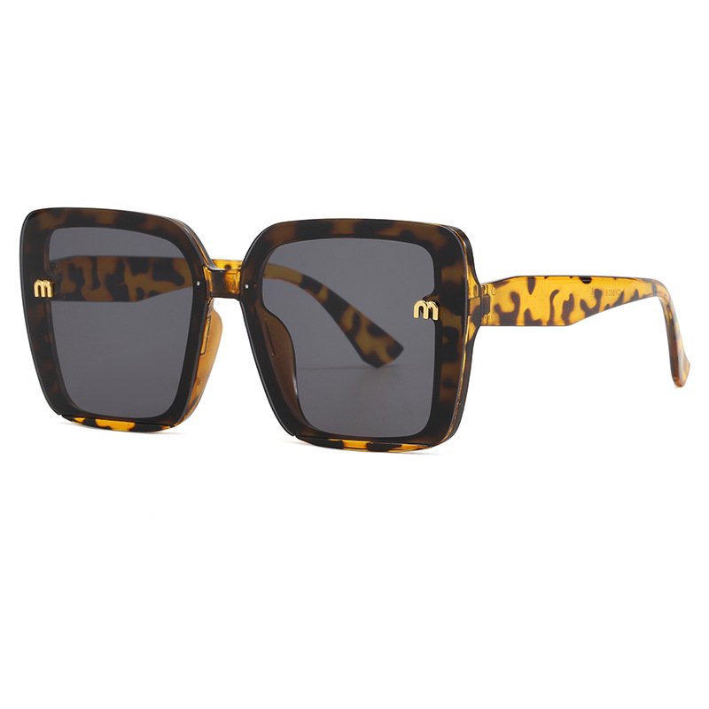 Gafa Estilo Miu Miu Animal Print - Gris - GAF028