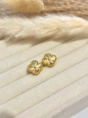 Arete Estilo Van Cleef Dorado -Dorado - ART169