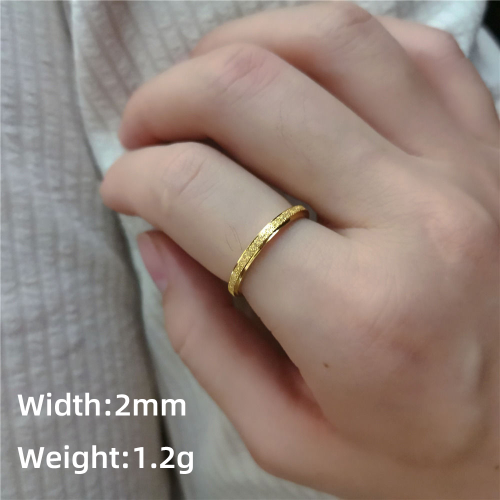 Anillo Texturizado - Dorado - ANI193