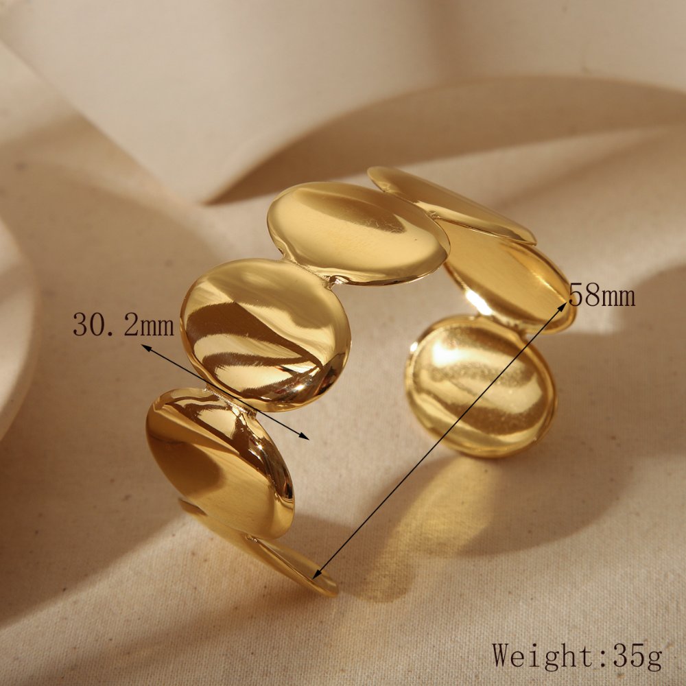 Brazalete Valentina Bold Cuff - Dorado - BRA141