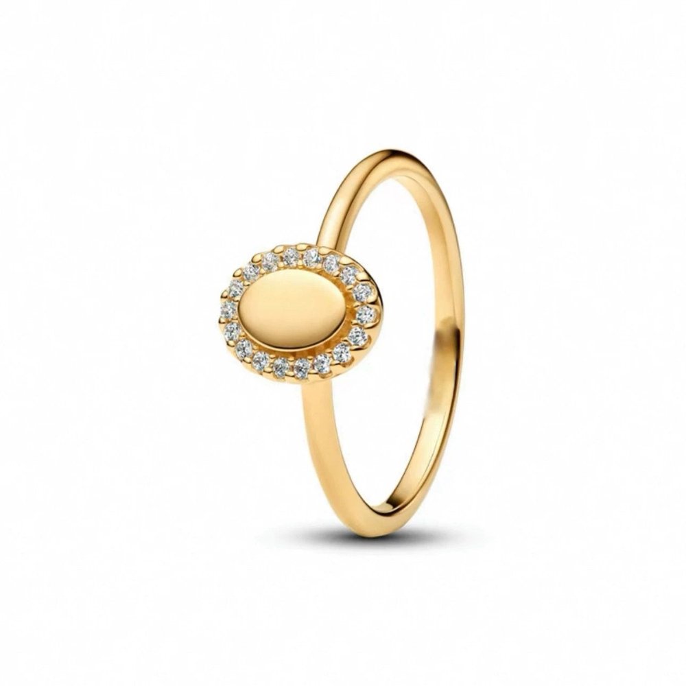 Anillo Estilo Pandora de diamantes circular -  ANI247