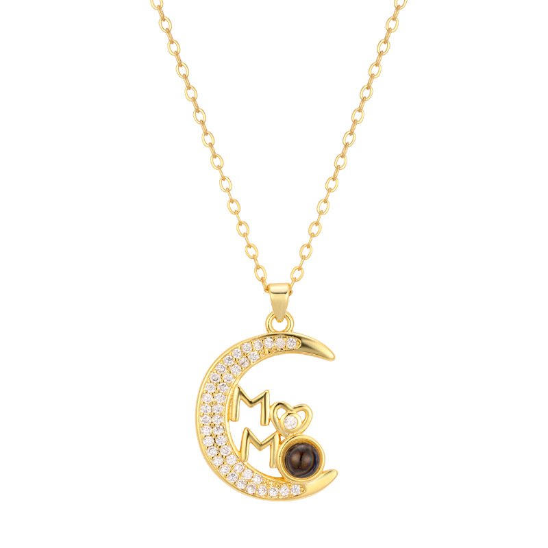 Collar I love You Mamá - Dorado - COL309