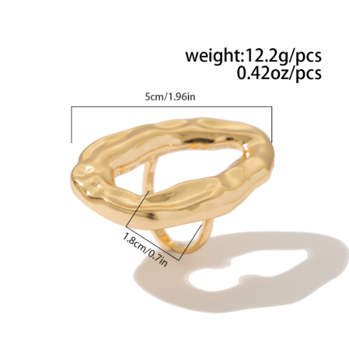 Anillo Ajustable Maximalista - Dorado - ANI195