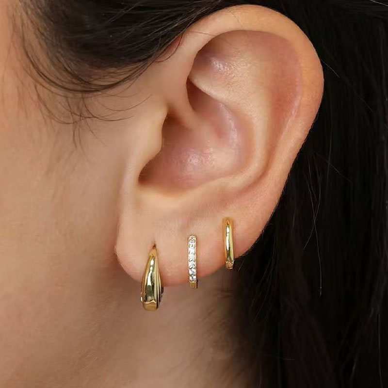Arete Vintage Triple - Dorado - ART218