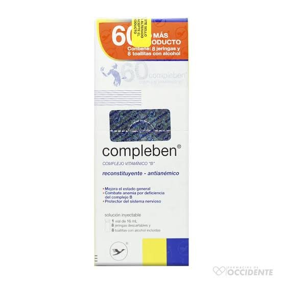 COMPLEBEN KIT SOL. INY. *1 VIAL 16mL + 8 JERINGAS. DONOVAN WERKE
