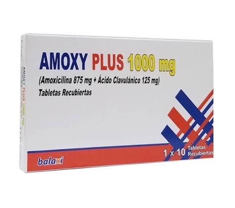 AMOXY PLUS 1000MG X 14 TABLETAS. BALAXI