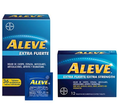 ALEVE EXTRA FUERTE. TABLETAS.